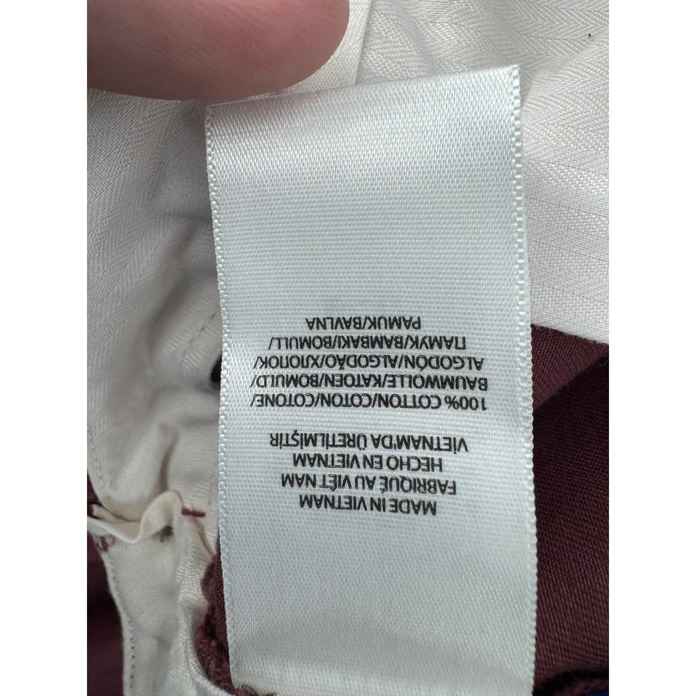 Polo Ralph Lauren Chino Pants‎ 31x32 Men Burgundy Classic Fit Preppy Golf
